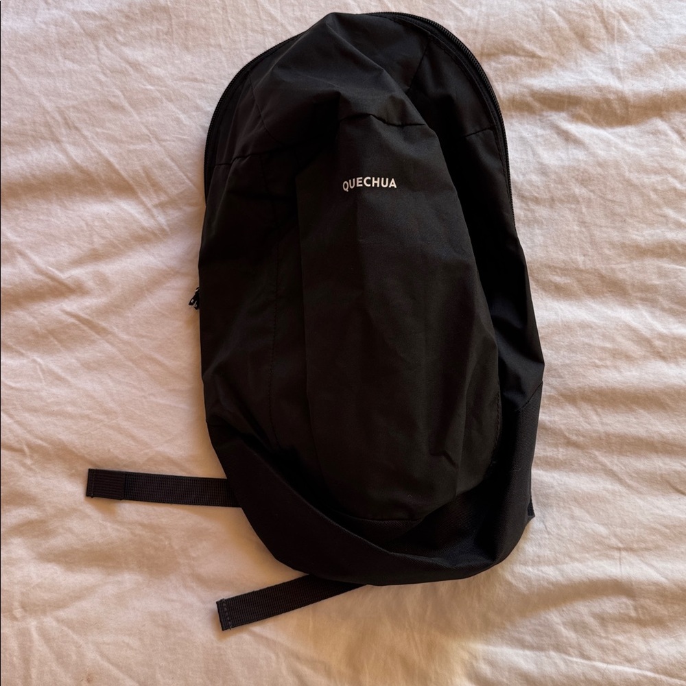Quechua Black Backpack
